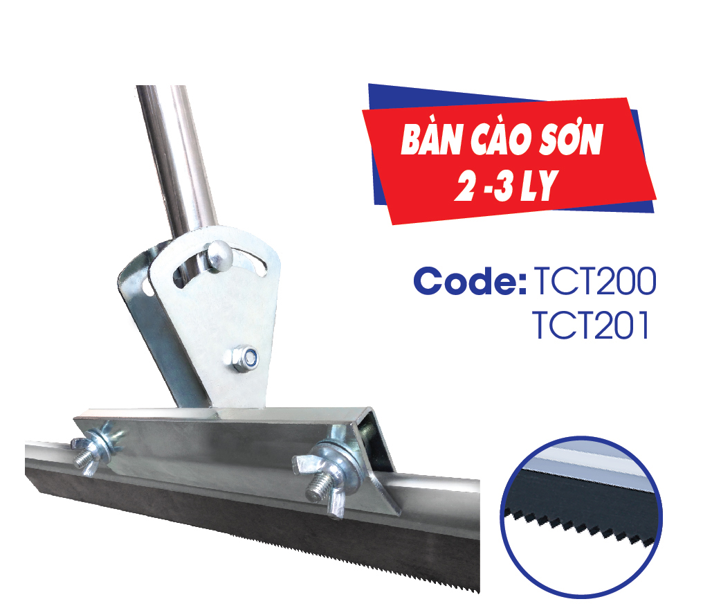 Lưỡi Bàn Cào Epoxy Tự Cân Chỉnh